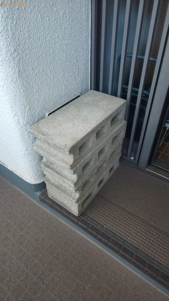 【吹田市】ブロックの回収・処分ご依頼　お客様の声