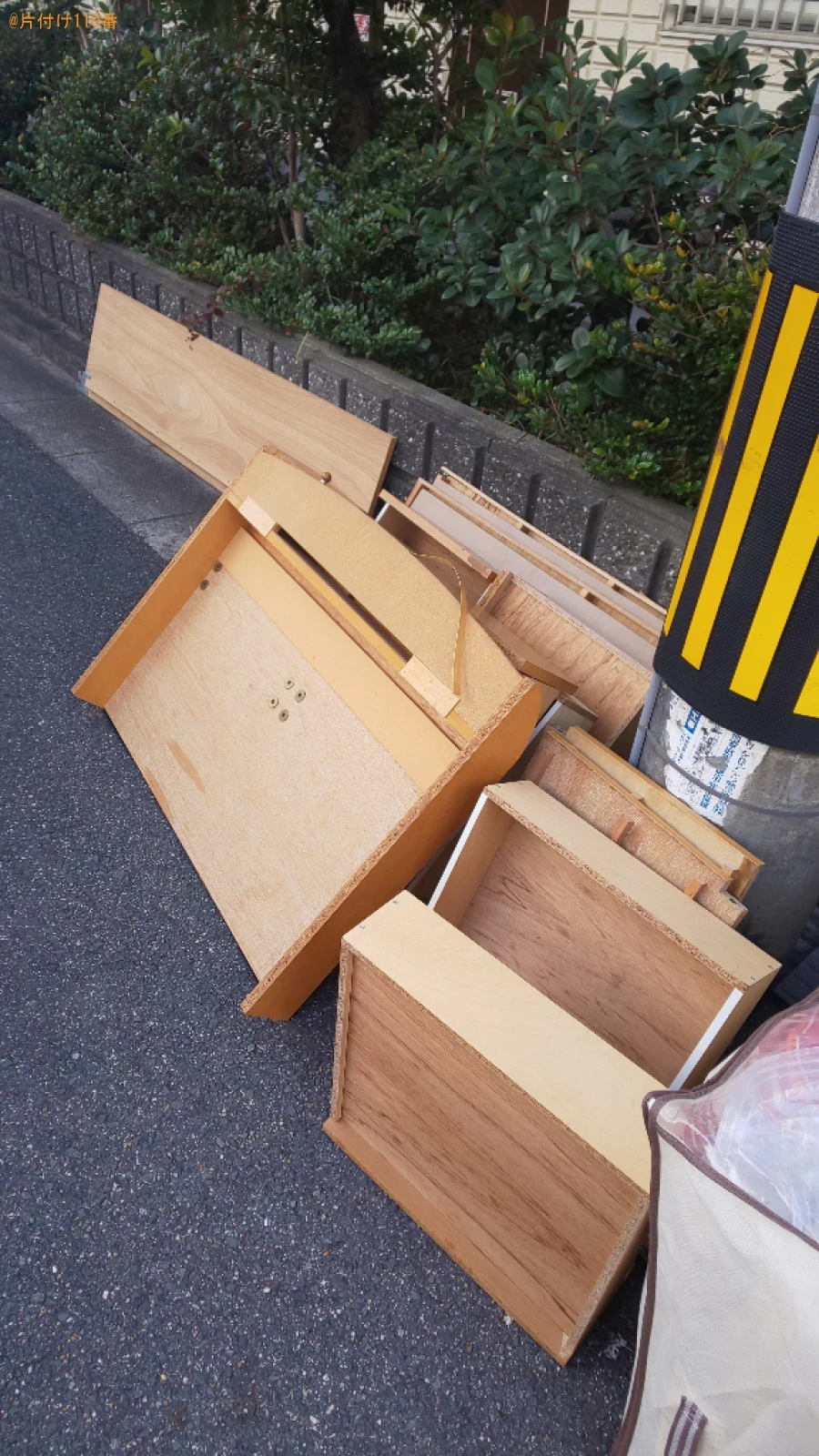 【東大阪市】シングルベッド、布団の回収・処分ご依頼 お客様の声