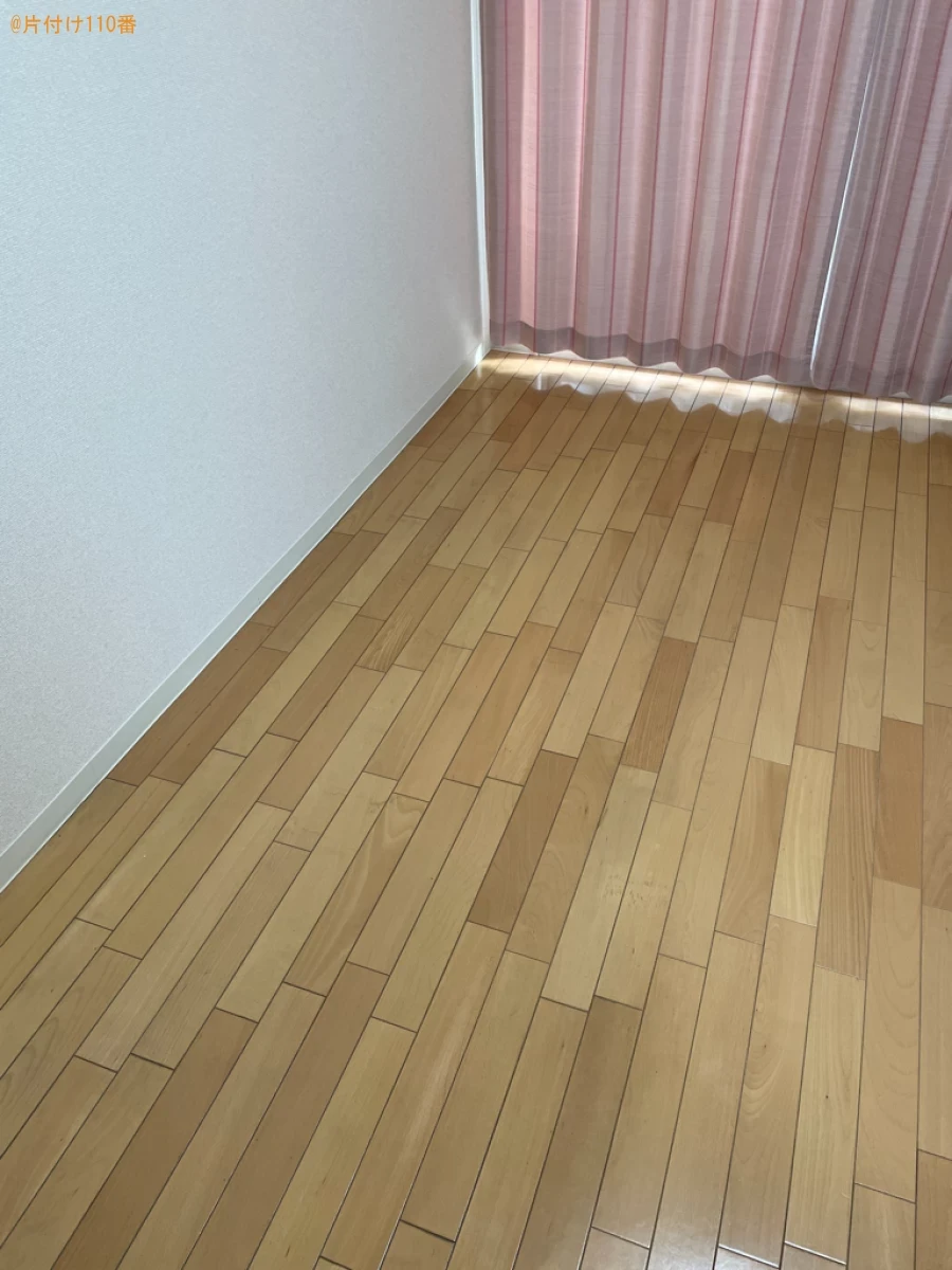 【大津市】マットレス付きシングルベッド、カラーボックス等の回収