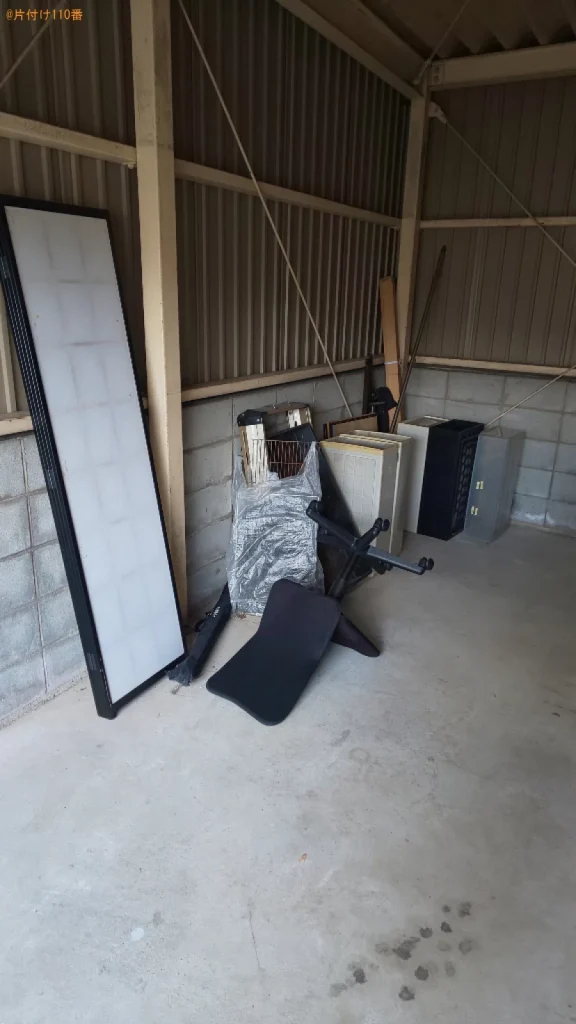 【橿原市葛本町】椅子、箱、鉄の棒等の回収・処分ご依頼　お客様の声