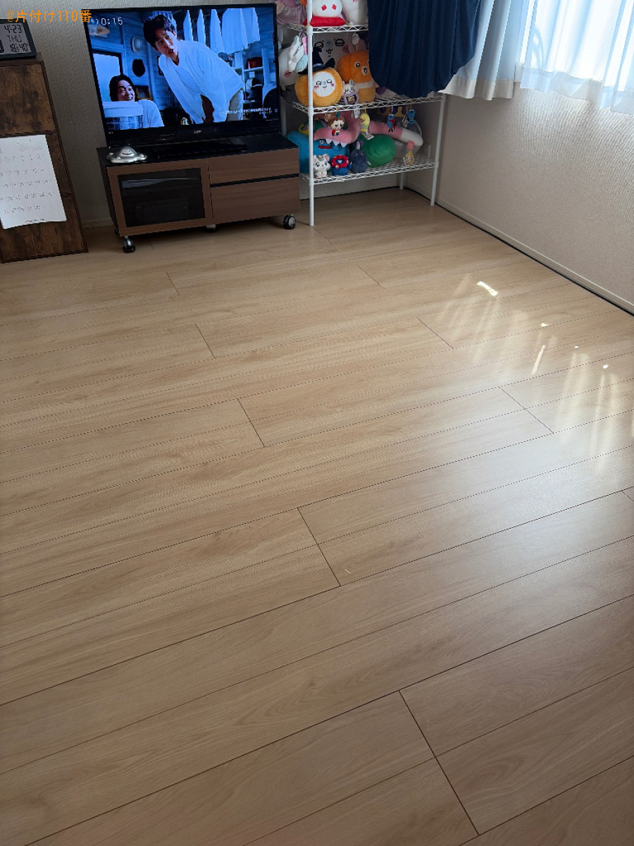【青森市】セミダブルベッド、ソファー、PCデスク、布団等の回収