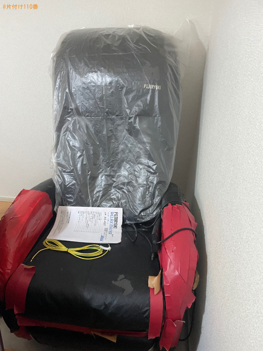 【浜松市中央区】マッサージチェア、PCデスク、一般ごみ等の回収