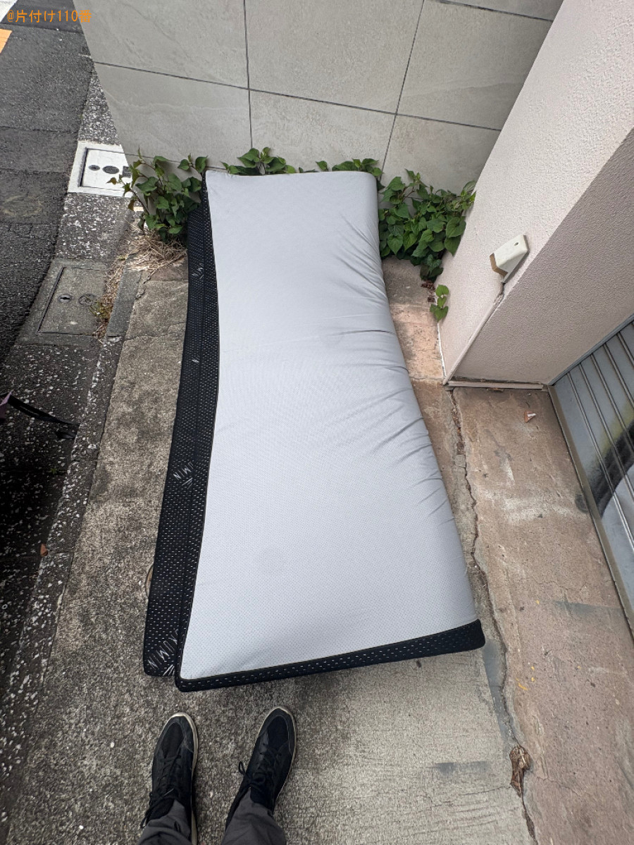 【渋谷区】キングサイズベッドマットレス、衣装ケース等の回収・処分