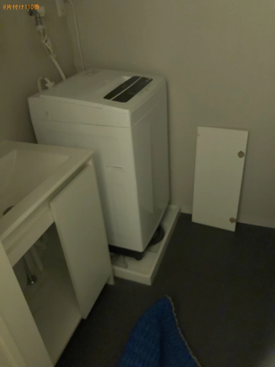 【京都市南区】マットレス付きシングルベッド等の回収と荷物の運搬