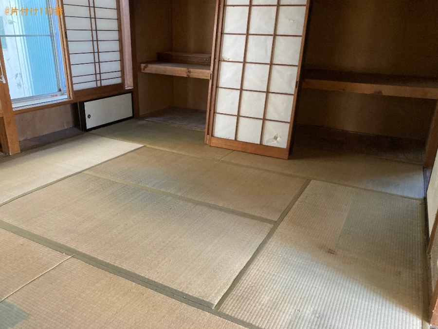 【奥州市】家財一式（食器棚、ダイニングテーブル、テレビ等）の回収