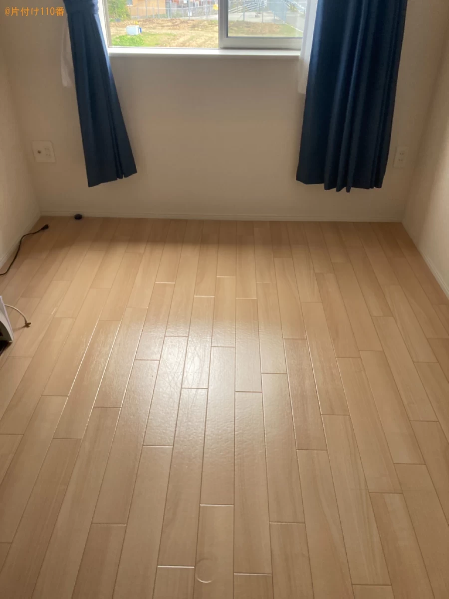 【京都郡苅田町】マットレス付きセミダブルベッド、タンスの回収