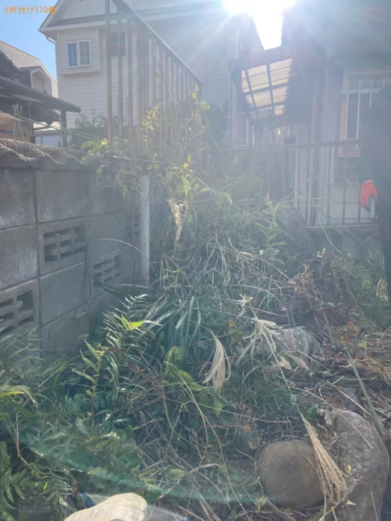 【北九州市小倉南区】草刈り作業ご依頼　お客様の声
