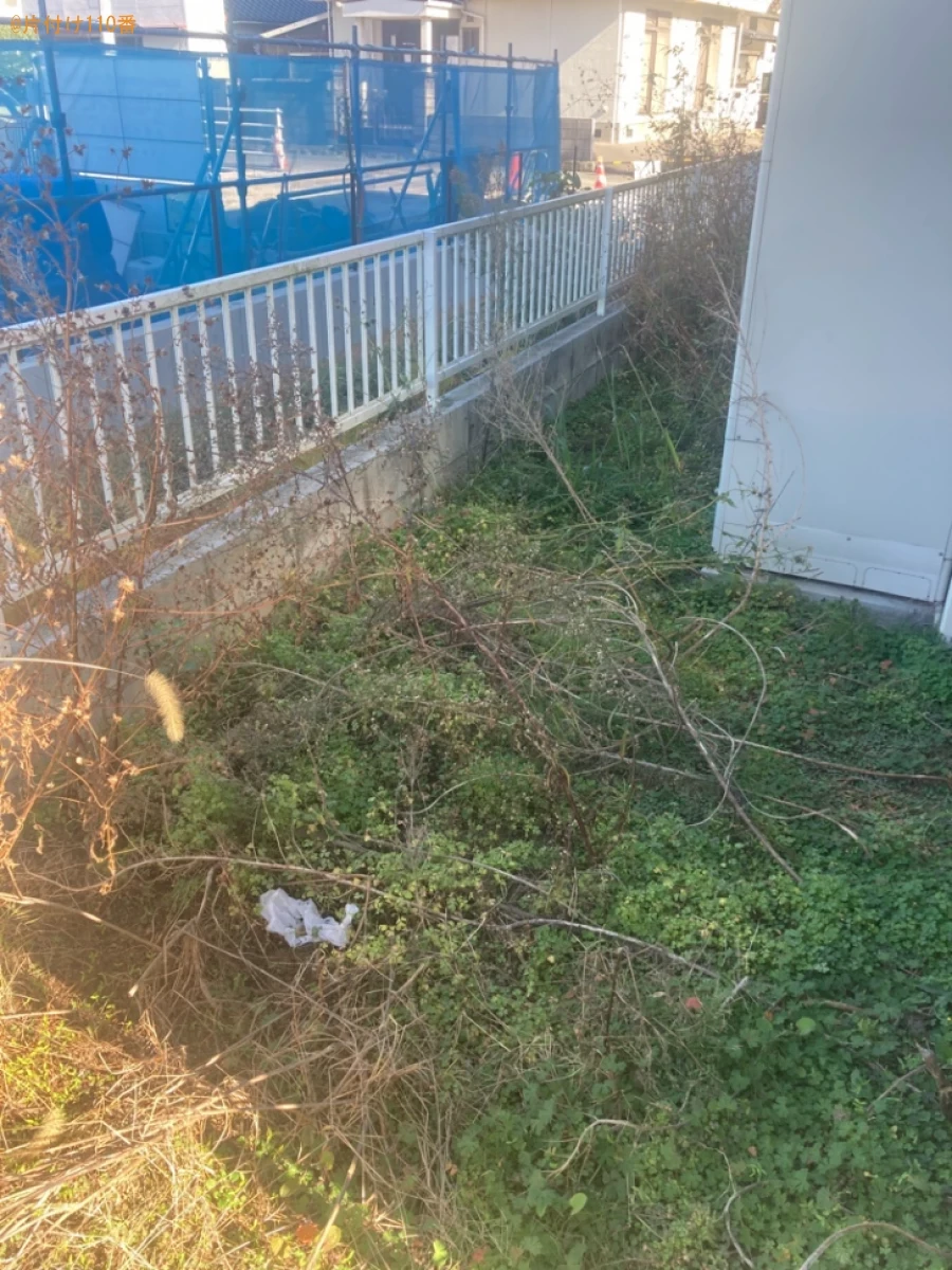 【山陽小野田市】草抜き作業ご依頼　お客様の声