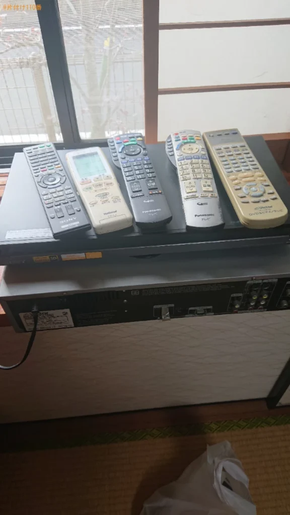 【舞鶴市】テレビ、タンス、衣装ケース、引き出し、掃除機等の回収