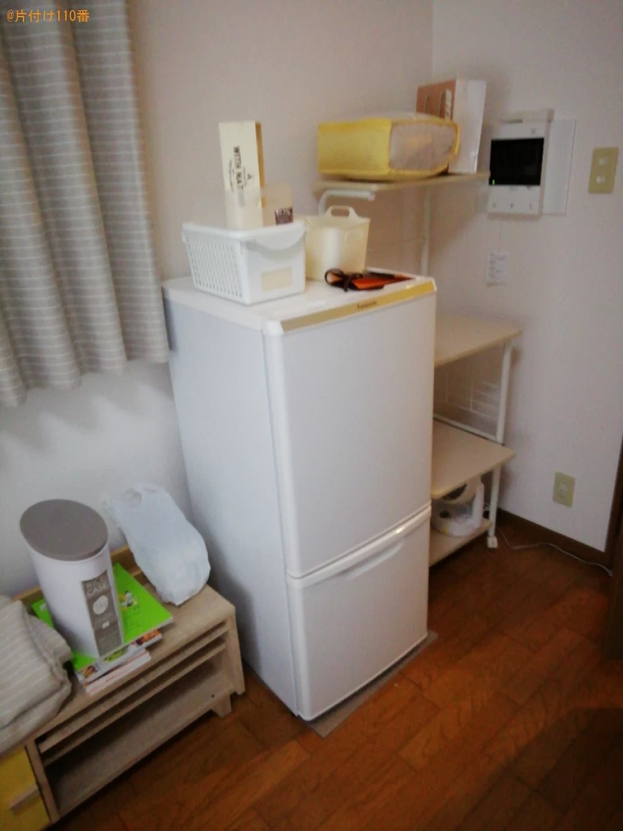 【京都市中京区】マットレス付きシングルベッド、洗濯機等の回収