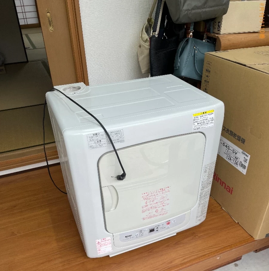 【京都市中京区】ガス衣類乾燥機の回収・処分ご依頼　お客様の声