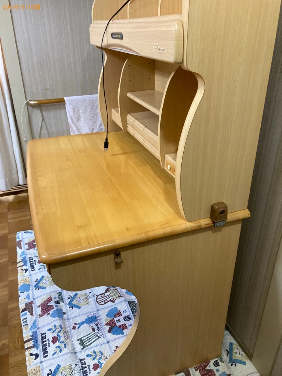 【下関市長門町】学習机の回収・処分ご依頼　お客様の声