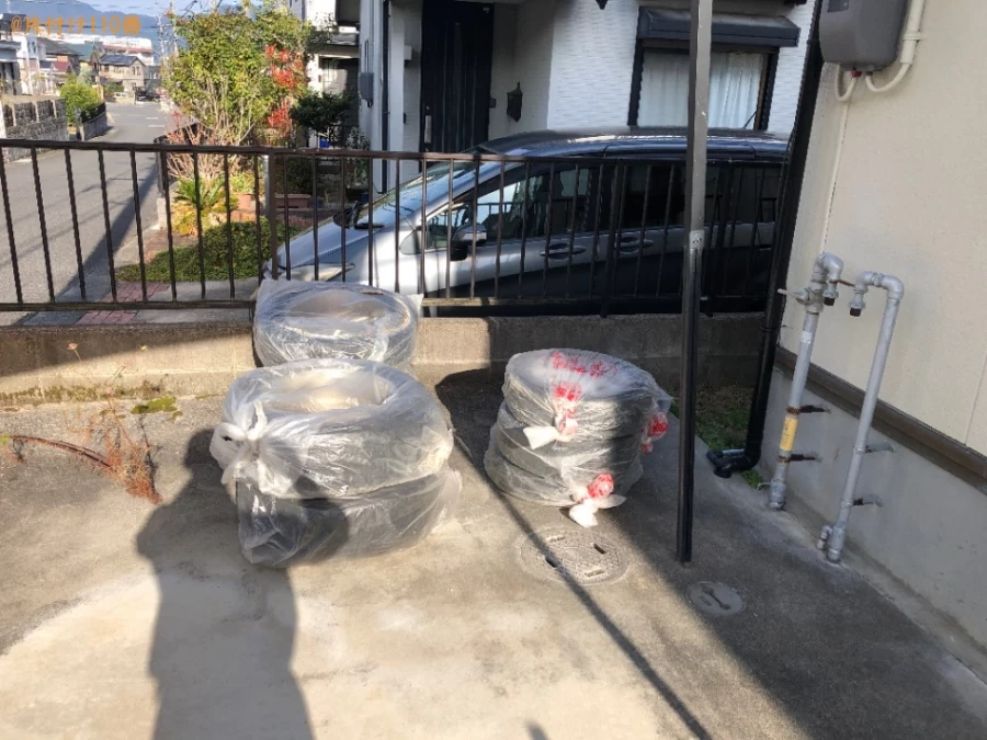【山口市】自動車タイヤの回収・処分ご依頼　お客様の声
