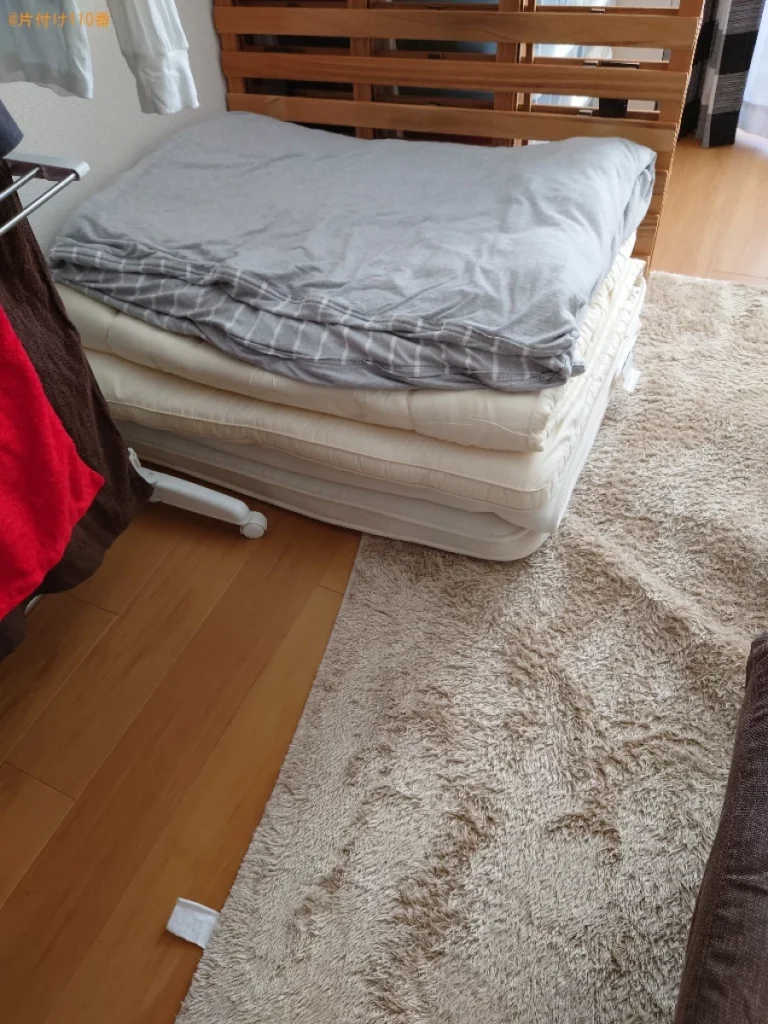 【今治市宮下町】すのこ、布団の回収・処分ご依頼　お客様の声