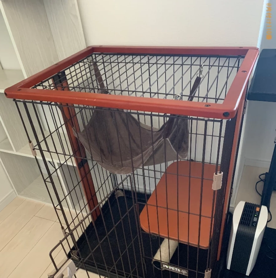 【福岡市中央区】猫用ゲージ、キャットタワー、送風機の回収・処分