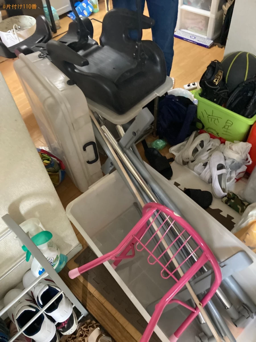 【北九州市小倉南区】椅子、収納ケース、ハンガーラック等の回収