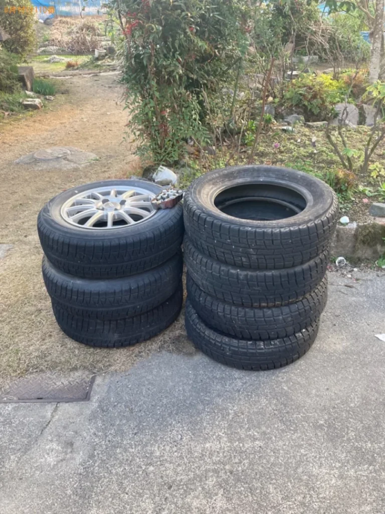 【下関市】自動車タイヤ、ホイールの回収・処分ご依頼　お客様の声