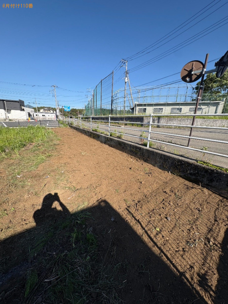 【南都留郡富士河口湖町】庭石の回収・処分ご依頼 お客様の声