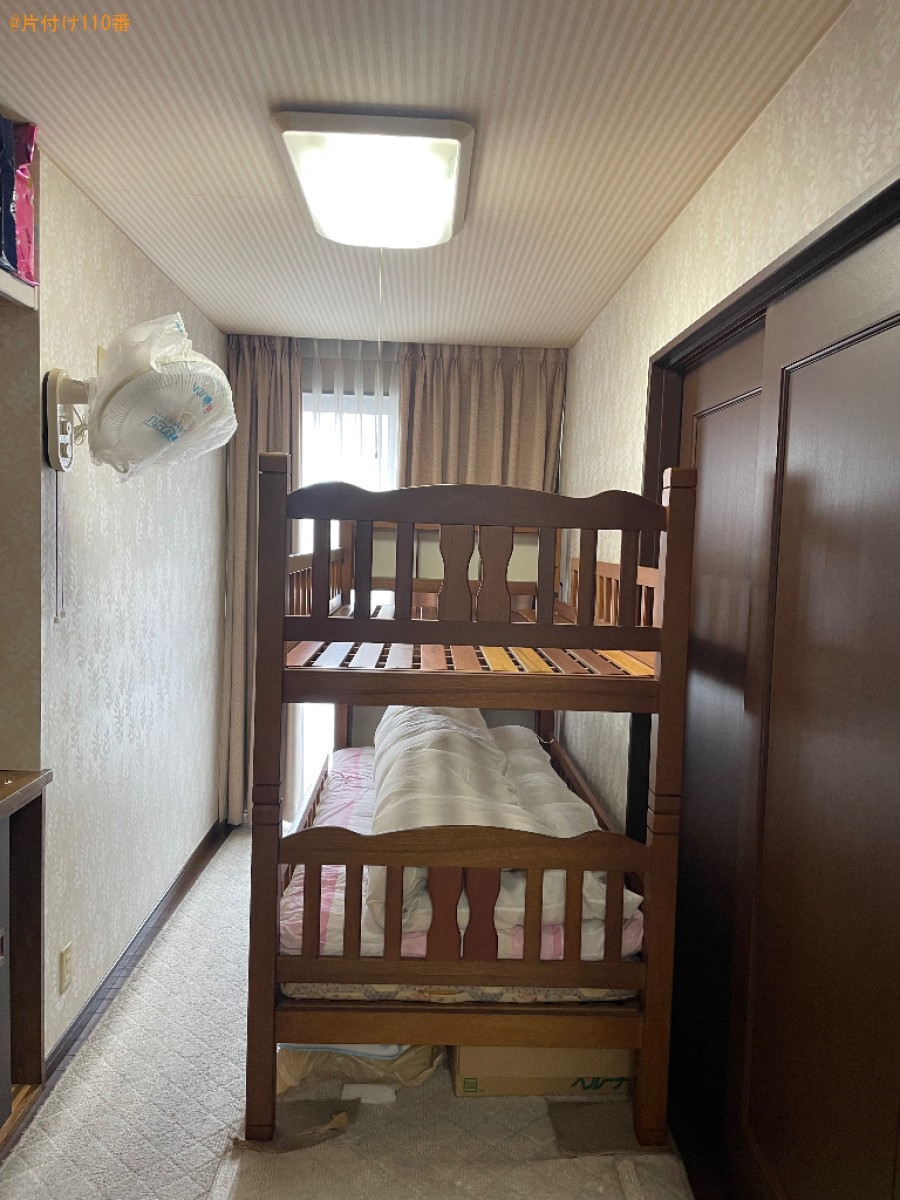 【浜松市中央区】学習机の回収と二段ベッドの移動（解体・組立含む）