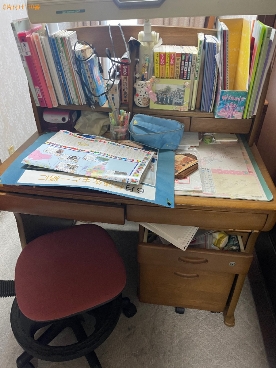 【浜松市中央区】学習机の回収と二段ベッドの移動（解体・組立含む）