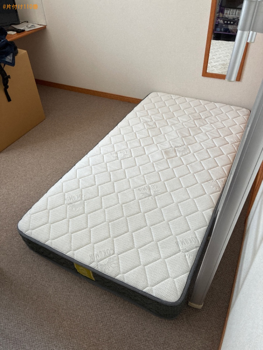 【守山市】シングルベッドマットレス、パチスロ機、ゴミ箱の回収