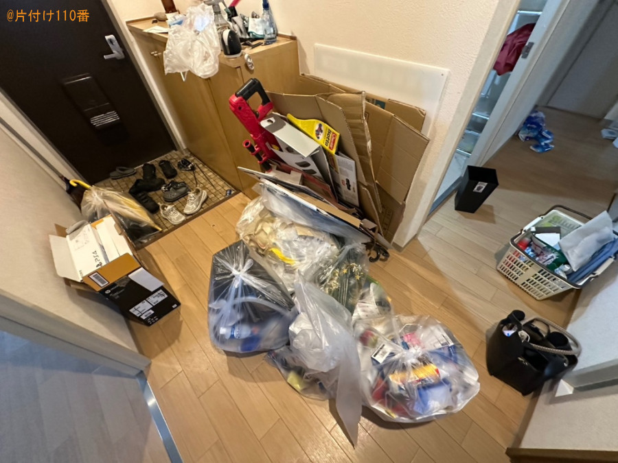 【大阪市生野区】不用品をマンション下のゴミステーションまで運ぶ
