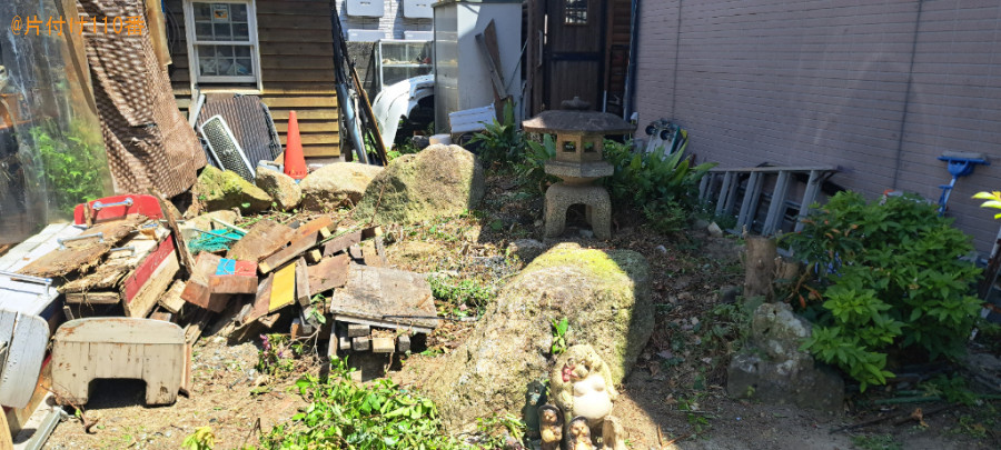 【豊中市】庭石、コンクリートの回収・処分ご依頼　お客様の声
