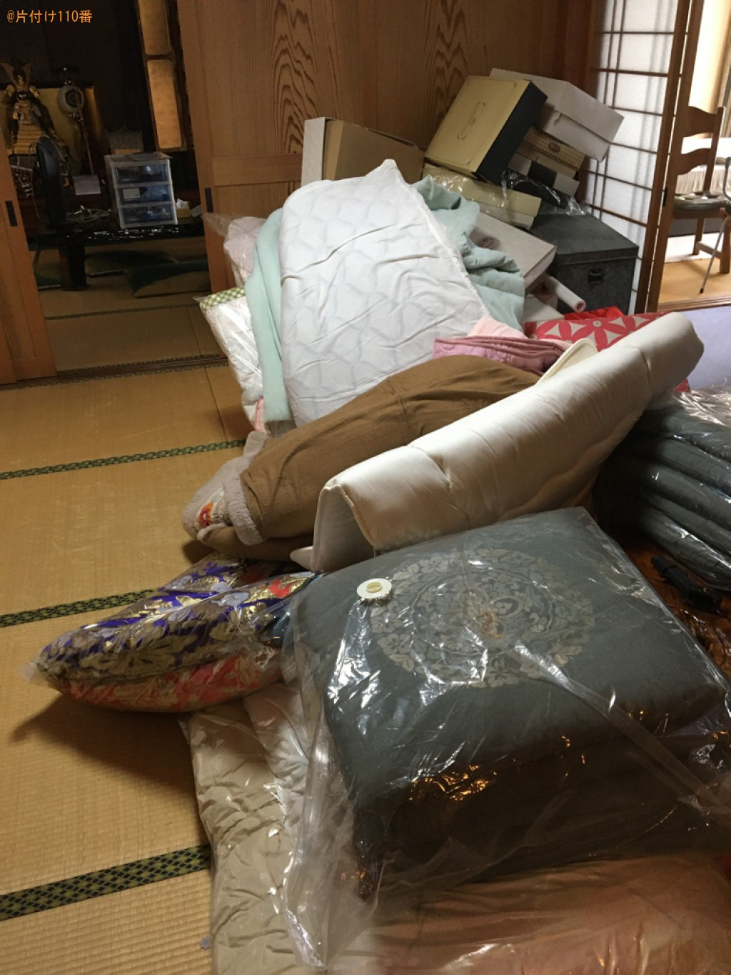 【安八郡輪之内町】タンス、座布団、布団等の回収・処分ご依頼