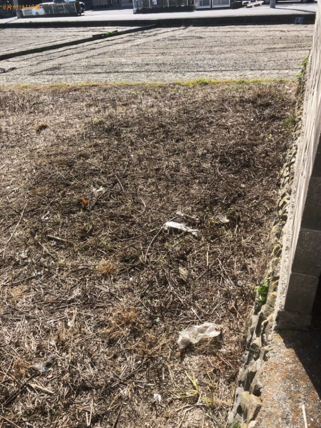 【今治市】畑の草刈りで出た草の回収・処分ご依頼　お客様の声