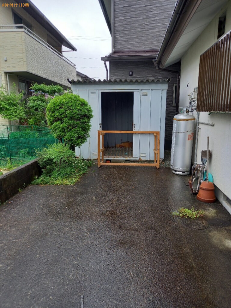 【高知市針木東町】物置の回収・処分ご依頼　お客様の声