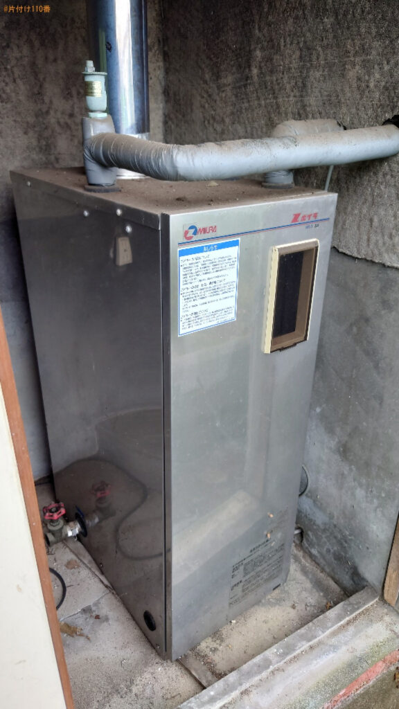 【今治市大浜町】ボイラーの取り外し・回収・処分ご依頼　お客様の声