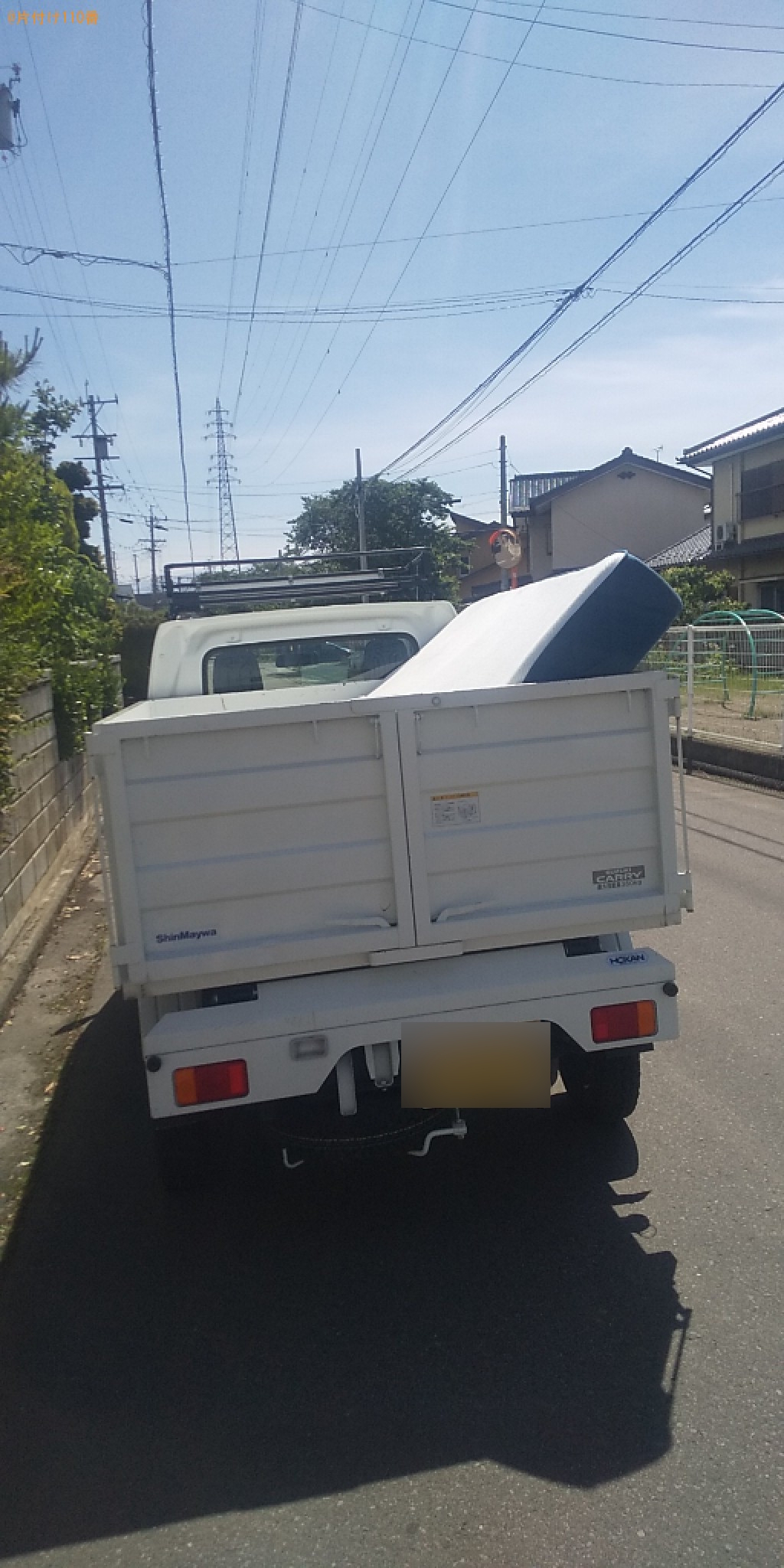 【長野市川中島町】シングルベッドマットレスの回収・処分ご依頼