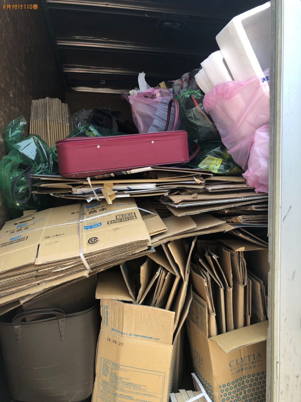 【佐賀市高木町】ゴルフバッグ、鳥小屋、段ボール等の回収・処分