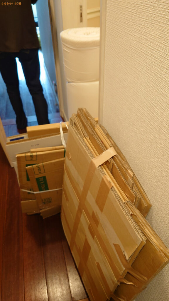 【今治市北日吉町】段ボールの回収・処分ご依頼　お客様の声