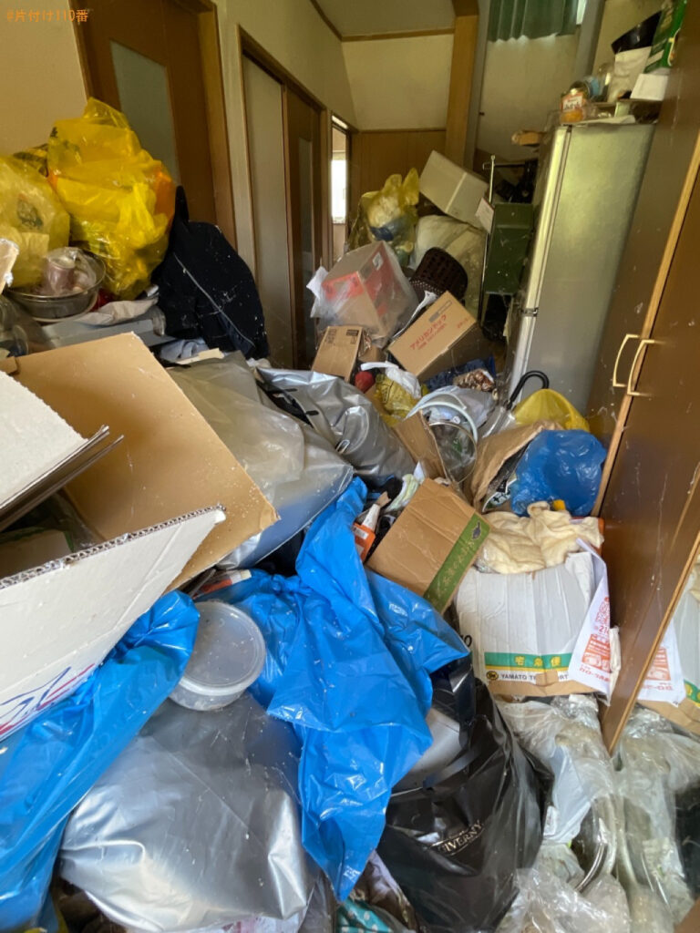 【青森市】ゴミ屋敷状態の家の片付け作業ご依頼　お客様の声