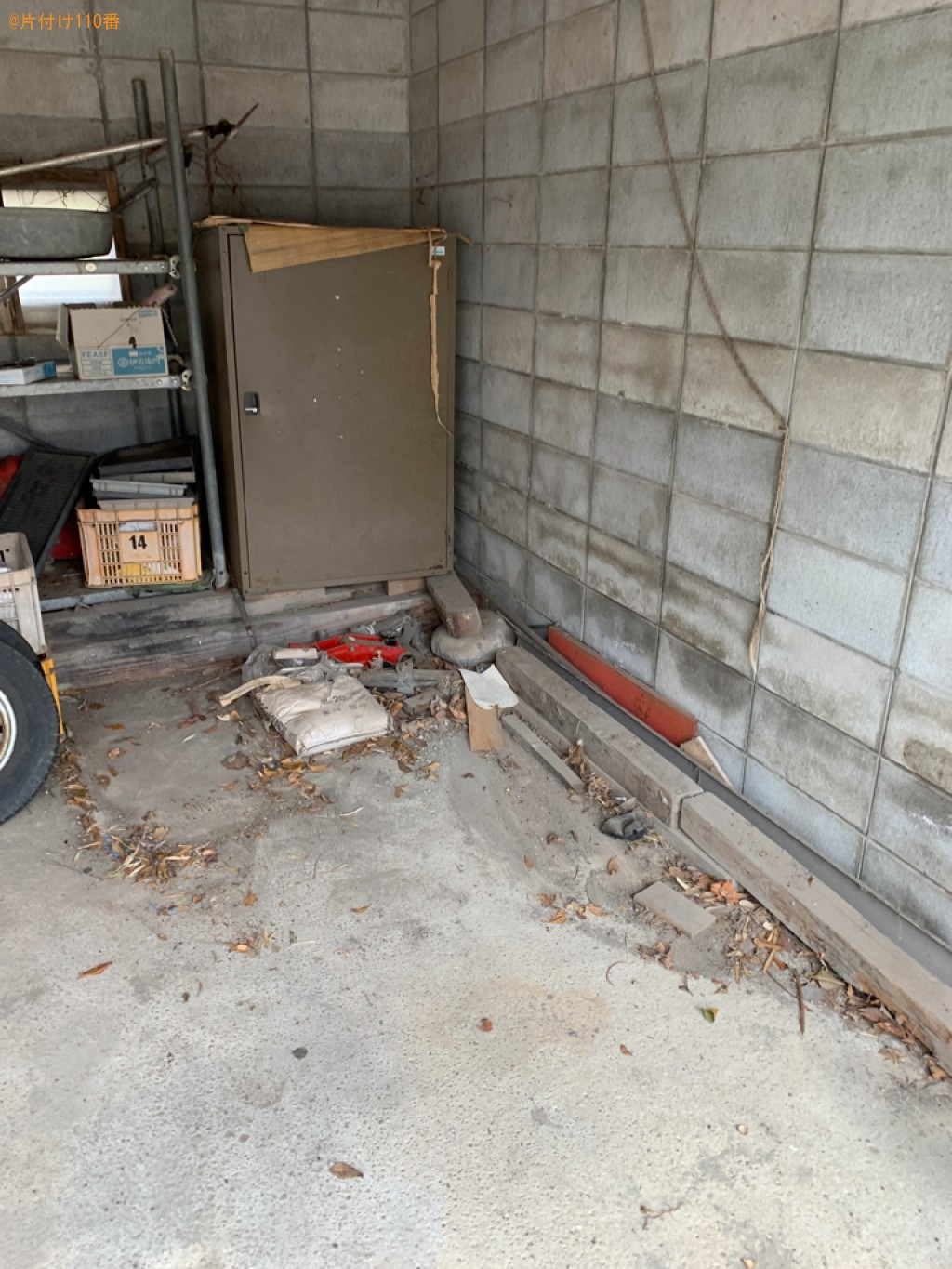 【東伯郡琴浦町】ぶら下がり健康器、鉄パイプ、ベッド等の回収・処分