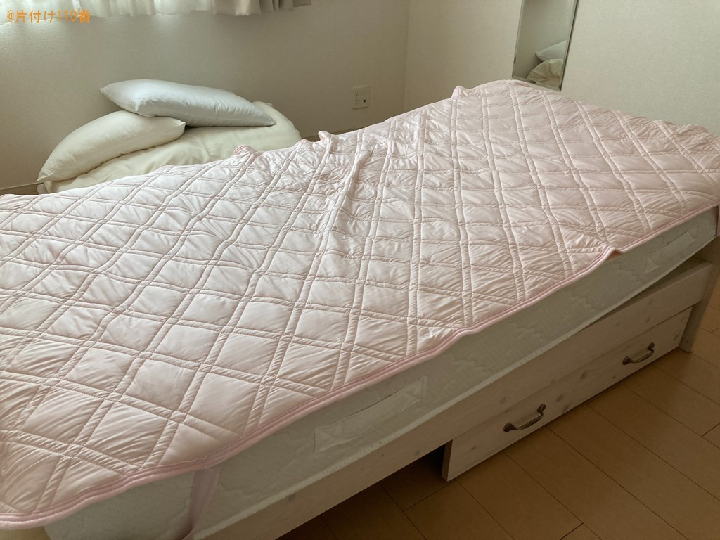 【一関市】椅子、マットレス付きシングルベッド、テーブル等の回収