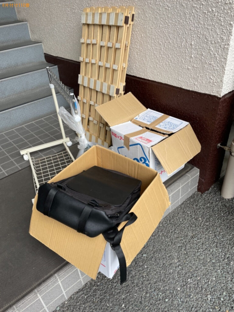 【浜松市中区】ハンガーラック、すのこ、バッグ、一般ごみ等の回収