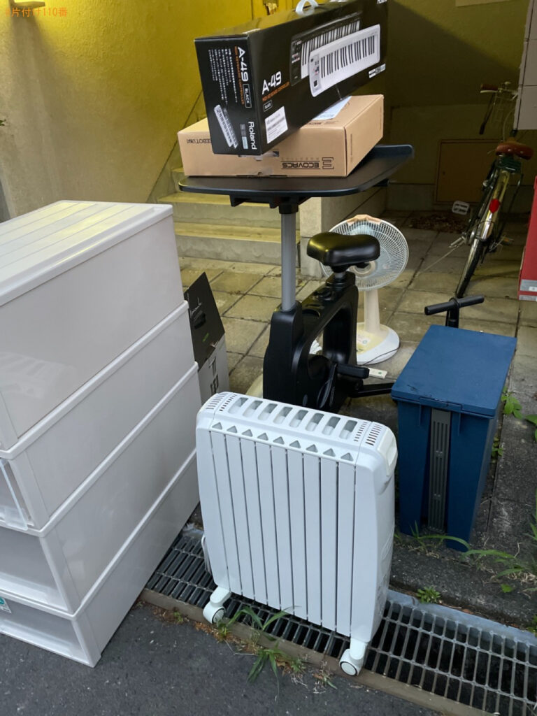 【浜松市浜北区】自転車、エアロバイク、扇風機、ヒーター等の回収