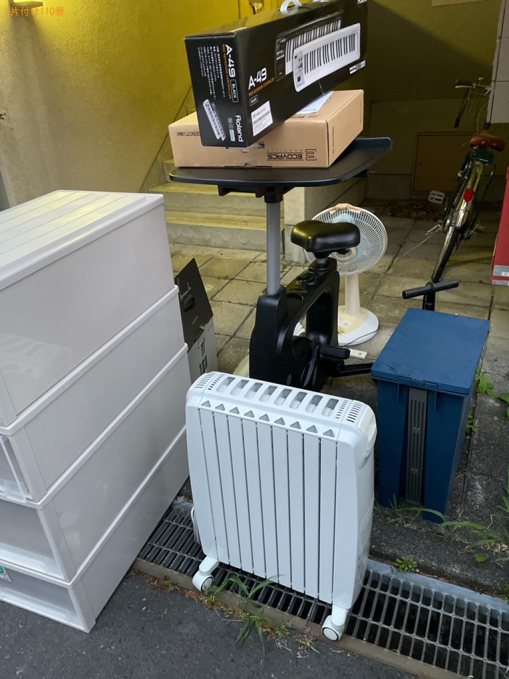 【浜松市浜北区】自転車、エアロバイク、扇風機、ヒーター等の回収