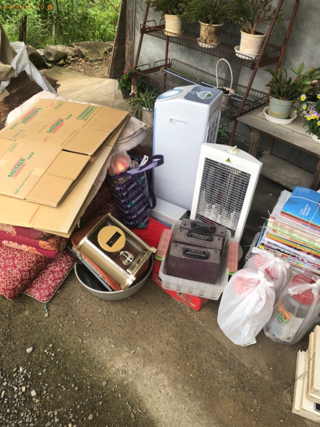 【杵島郡白石町】電子レンジ、ヒーター、布団、段ボール等の回収