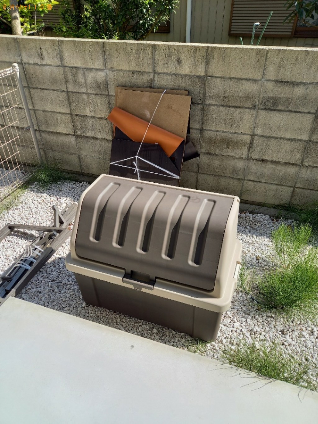 【阿南市宝田町】解体した机、ダンボール、ボックスの回収・処分