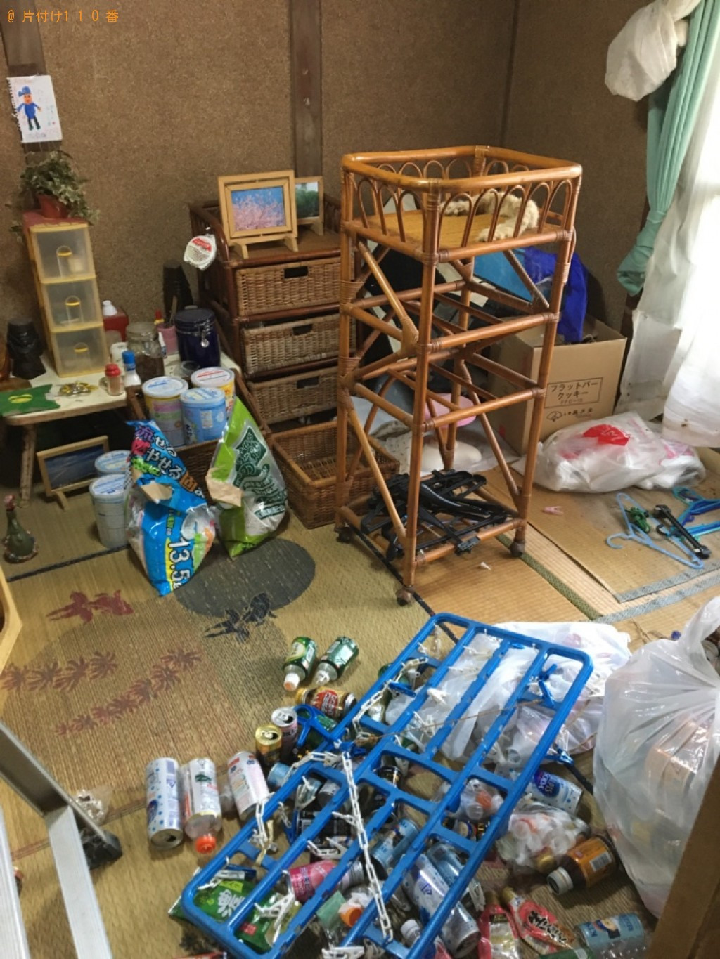 【岐阜市】部屋の片付け作業と不用品回収ご依頼　お客様の声