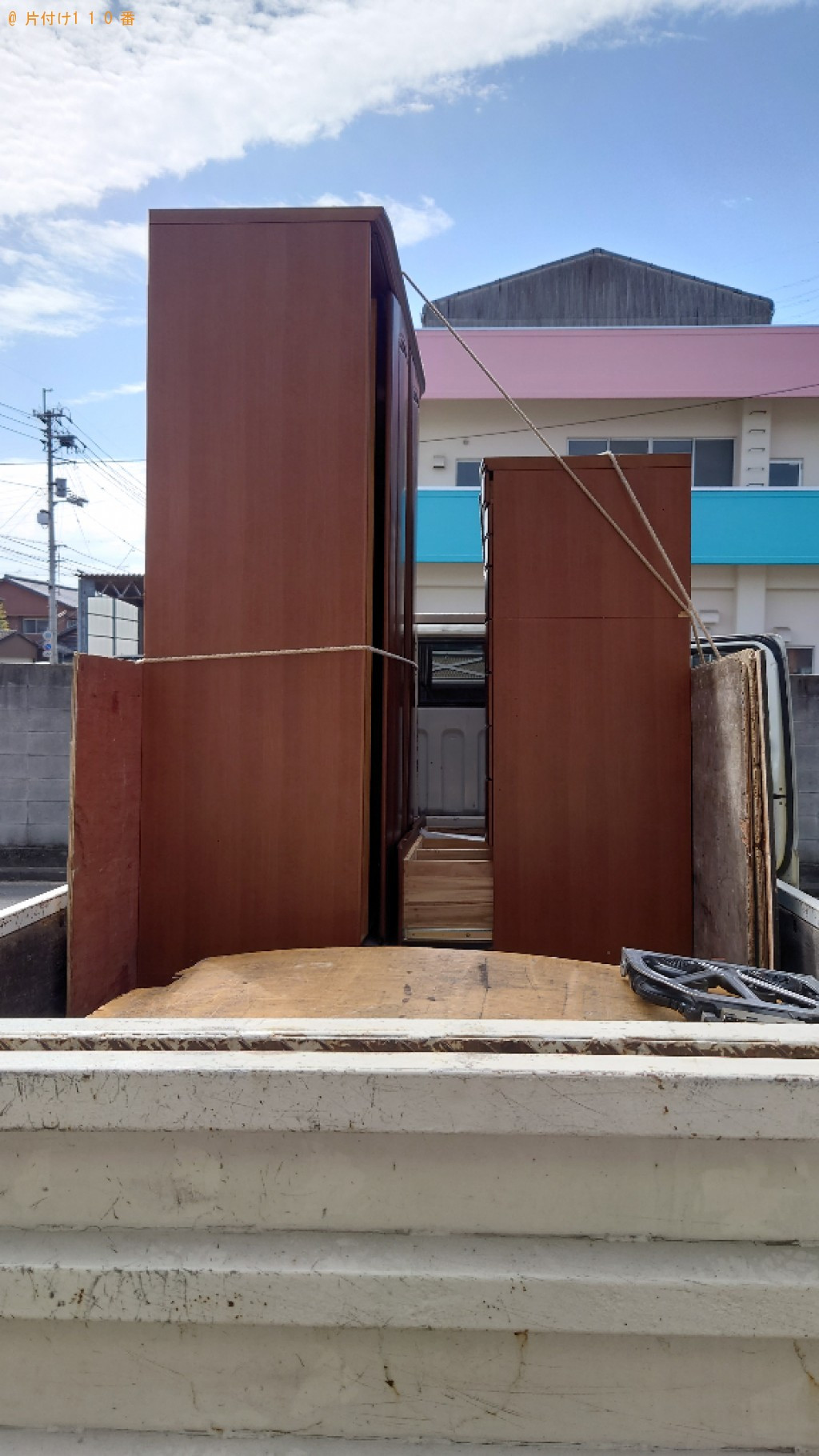 【今治市泉川町】婚礼タンス、クローゼットの回収・処分ご依頼