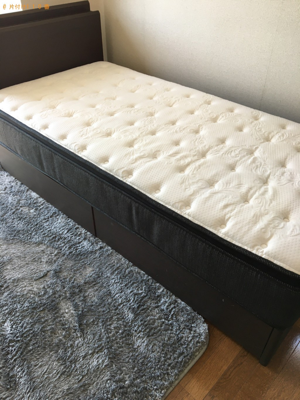 【岐阜市真砂町】マットレス付きシングルベッドの回収・処分ご依頼