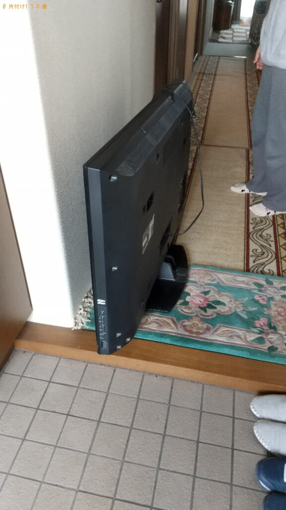 【福山市奈良津町】テレビの回収・処分ご依頼　お客様の声