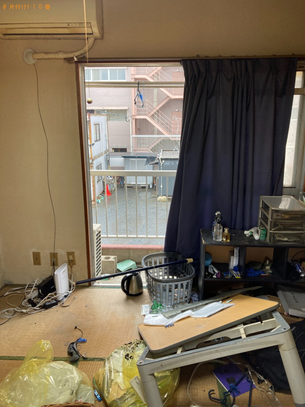 【大分市】ソファーベッド、洗濯機等の回収とハウスクリーニング