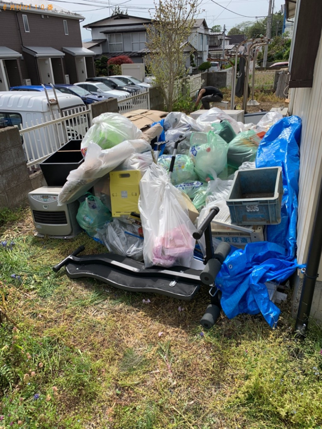 【北上市上野町】ヒーター、健康器具、ゴミ箱、ペットボトル等の回収