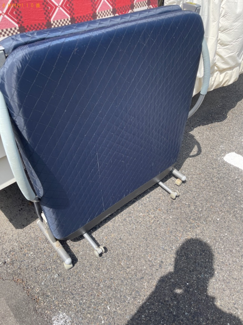 【岡山市北区】折り畳みベッドの回収・処分ご依頼　お客様の声