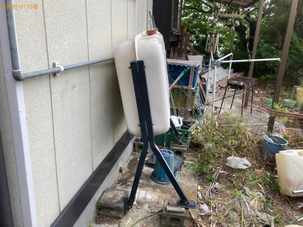 【一関市台町】掃除機、調理器具、タンス、食器棚、物干し竿等の回収